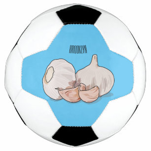 Ballon De Foot Illustration de dessin sur l'ail