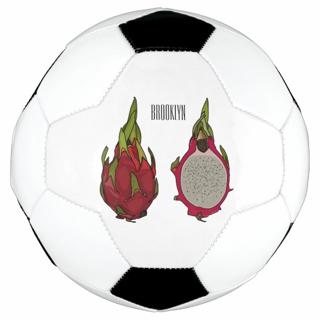 Ballon De Foot Illustration de dragon fruit (Devant)