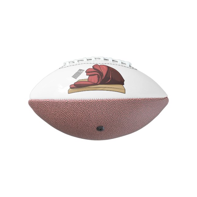 Ballon De Foot Illustration de jambon (Tourné à 270°)