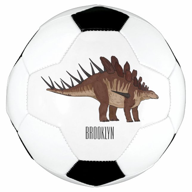 Ballon De Foot Illustration de Kentrosaurus (Devant)