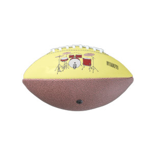Ballon De Foot Illustration de kit de batterie