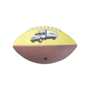 Ballon De Foot Illustration de la caricature du camion-boîte