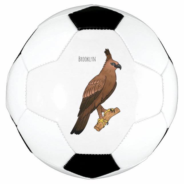 Ballon De Foot Illustration de l'aigle à faucon de Javan (Devant)