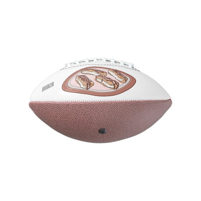 Ballon De Foot Illustration de l'éclair de chocolat (Tourné à 270°)