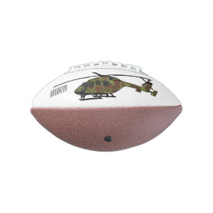 Ballon De Foot Illustration de l'hélicoptère de l'armée