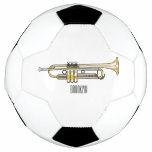 Ballon De Foot Illustration de trompette