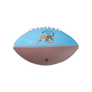 Ballon De Foot Illustration d'ocelot mignon