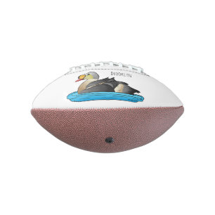 Ballon De Foot Illustration d'oiseau de l'eider King