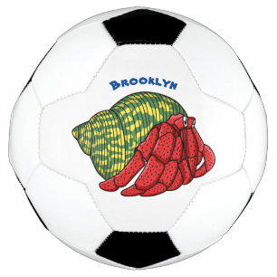 Ballon De Foot Illustration du crabe mignon