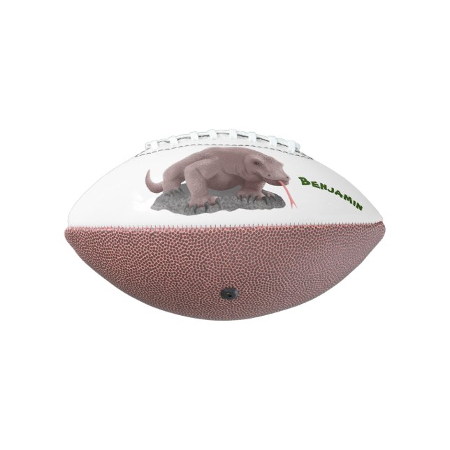 Ballon De Foot Illustration du dragon de Komodo (Tourné à 270°)