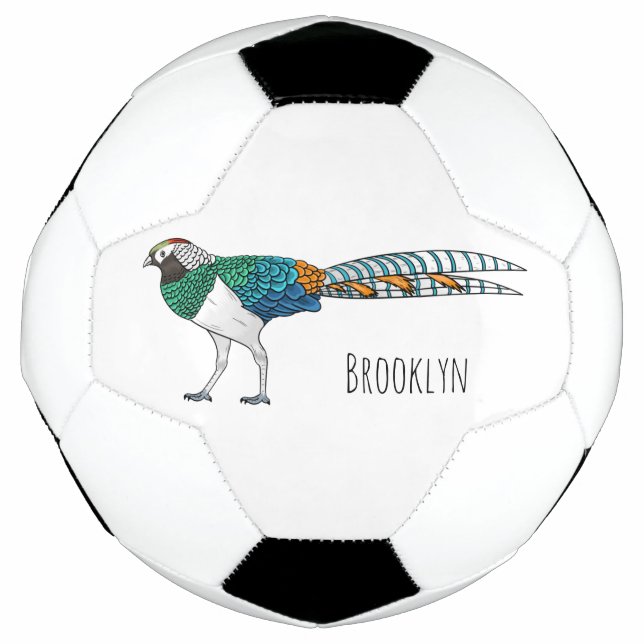 Ballon De Foot Illustration du faisan de Lady Amherst (Devant)