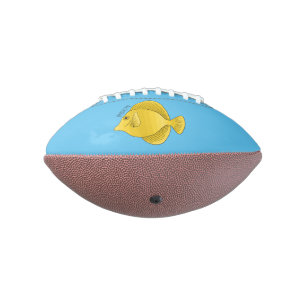 Ballon De Foot Illustration du poisson-tang jaune