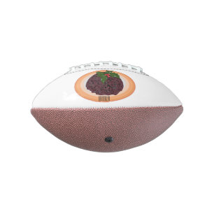 Ballon De Foot Illustration du pudding de Noël