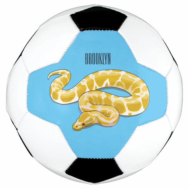 Ballon De Foot Illustration du serpent python birman (Devant)