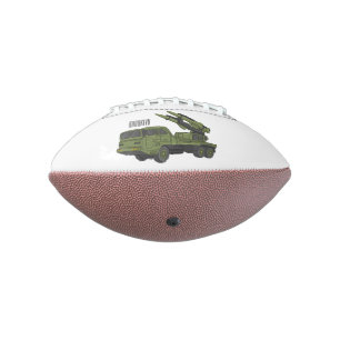 Ballon De Foot Illustration d'un camion de missiles militaires