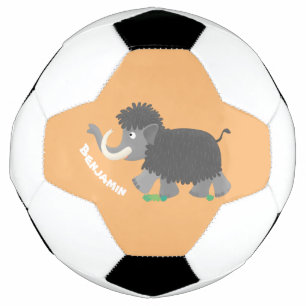Ballon De Foot Illustration d'un mammouth laineux mou