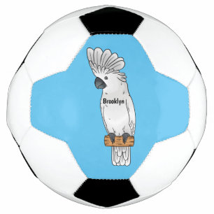 Ballon De Foot Illustration d'un oiseau de cobaye-parapluie
