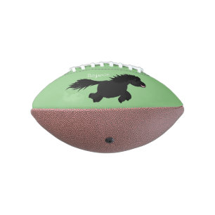 Ballon De Foot Illustration d'un poney de Shetland mignon
