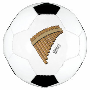 Ballon De Foot Illustration Pan flûte / panpipes