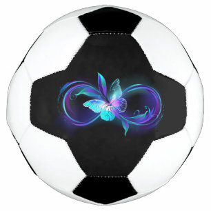 Ballon De Foot Infinité brillante avec papillon magique