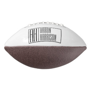 Ballon De Foot Initiales minimes modernes et logo de nom