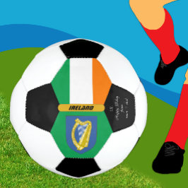 Ballon De Foot Irlande Personnalisée, Drapeau, Photo Soccer Ball