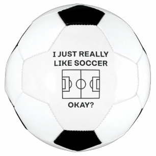 Ballon De Foot J'Aime Vraiment Le Football Ok