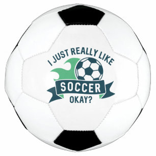 Ballon De Foot J'Aime Vraiment Le Football Ok