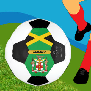 Ballon De Foot Jamaïque Personnalisée, Drapeau, Photo Soccer Ball