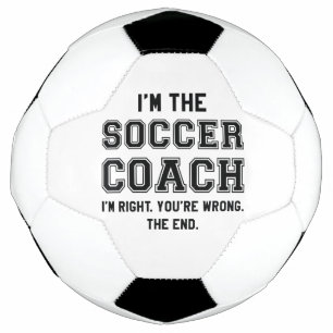 Ballon De Foot Je suis l'entraîneur de football