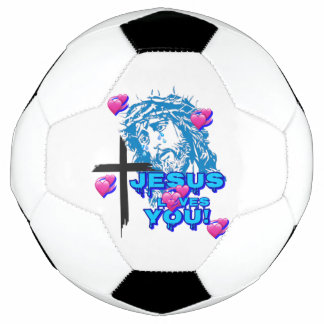 BALLON DE FOOT JÉSUS VOUS AIME