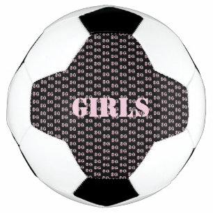 Ballon De Foot Joli Texte Rose filles Soccerball