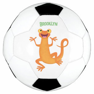 Ballon De Foot Joli triton orangé joyeux