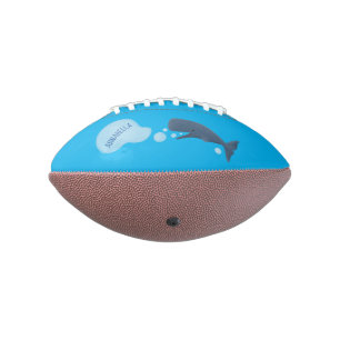 Ballon De Foot Jolie baleine à sperme soufflant bulles dessin