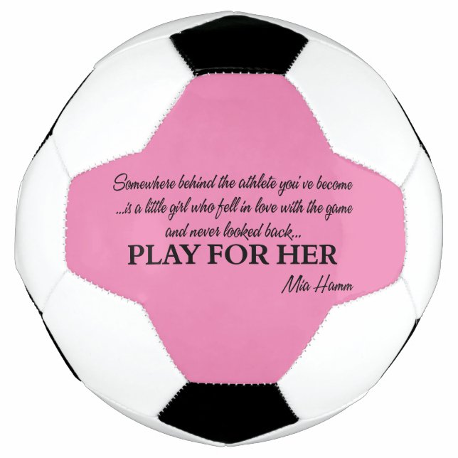 Ballon De Foot Jouer Pour Sa Citation De Football (Devant)