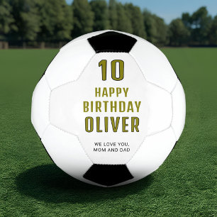 Ballon De Foot Joyeux anniversaire personnalisé moderne