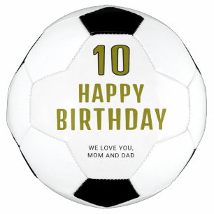 Ballon De Foot Joyeux anniversaire personnalisé moderne