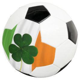 Ballon De Foot Joyeux Bal Shamrock du drapeau irlandais de la Sai