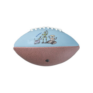Ballon De Foot Joyeux joli dessin de trois robots trio