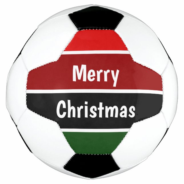 Ballon De Foot Joyeux Noël (Devant)