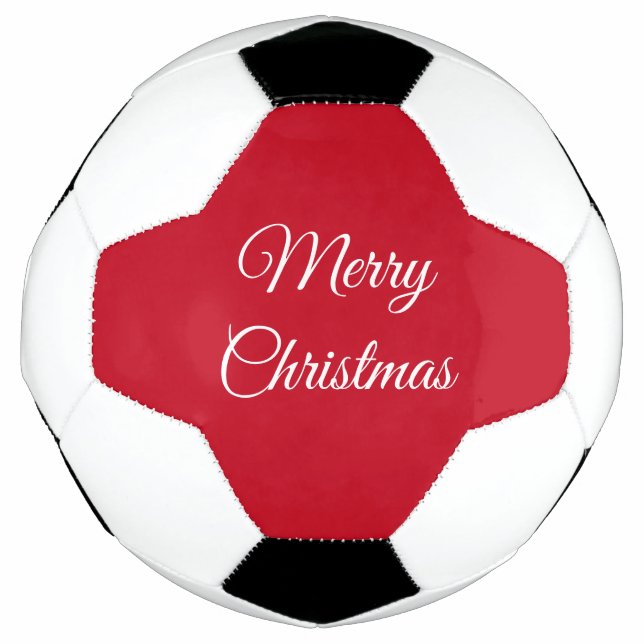 Ballon De Foot Joyeux Noël (Devant)
