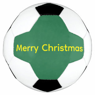 Ballon De Foot Joyeux Noël vert