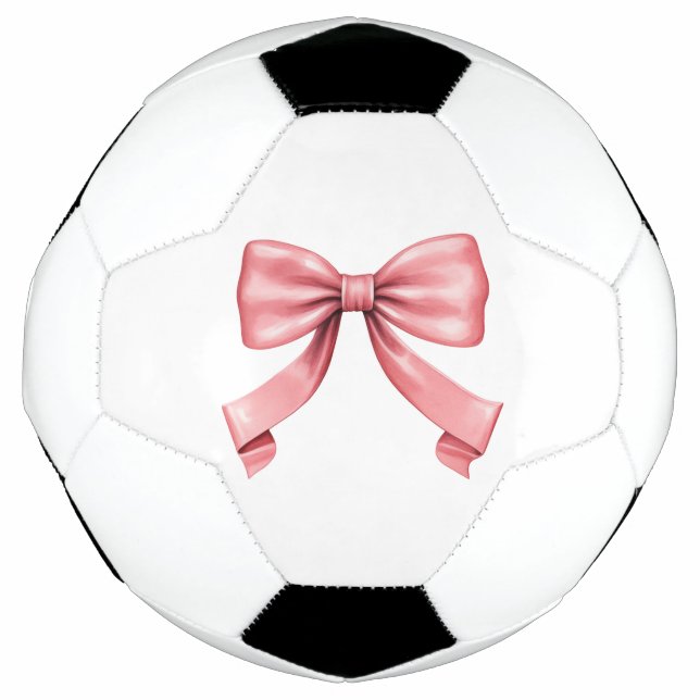 Ballon De Foot La Bow rose Parfaite (Devant)