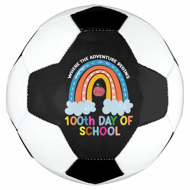 Ballon De Foot Là où l'aventure commence 100e Jours plus intellig (Devant)
