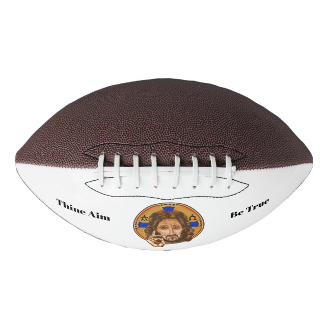 Ballon De Foot La spirale parfaite de Jésus à chaque fois (Devant)
