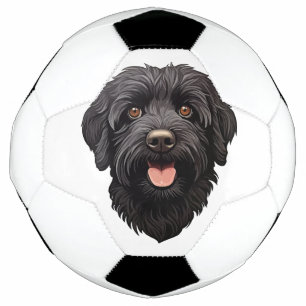Ballon De Foot Labradoodle Chien noir
