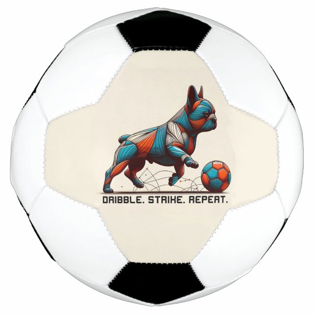 Ballon De Foot Laveuse. Grève. Recommencer. (Devant)