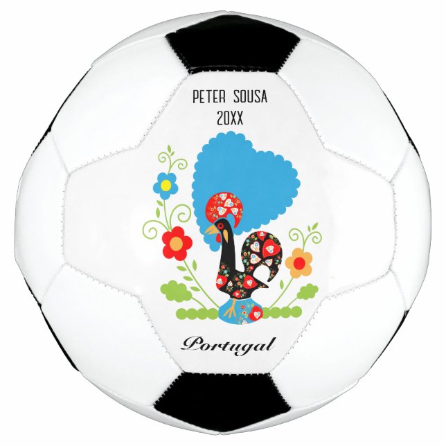 Ballon De Foot Le coq portugais (Devant)