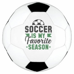 Ballon De Foot Le Football Est Ma Saison Préférée