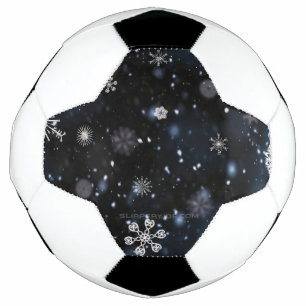Ballon De Foot Le Noël de SlipperyJoe, hiver magique paisible à